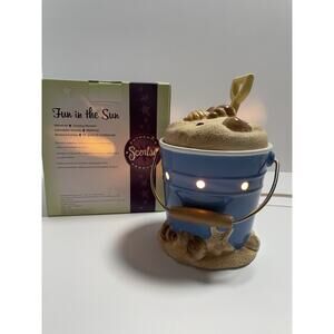 Retired Fun In The Sun Scentsy Ceramic Wax Warmer